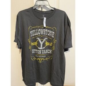 NWT Yellowstone Dutton Ranch T Shirt Size X-Large Adult MensOfficial Merch Black